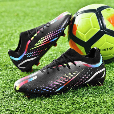 New Men Ultralight Soccer Shoes TF/FG Professional Football Boots Unisex Non-Slip Training Soccer Cleats Outdoor Field Chuteira