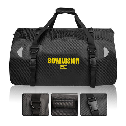 Motorcycle Waterproof Tail Bag Travel Outdoor Dry Luggage Roll Pack Bag 20 /40/66 Motorbike Luggage Backpack Motorcycle Seat Bag