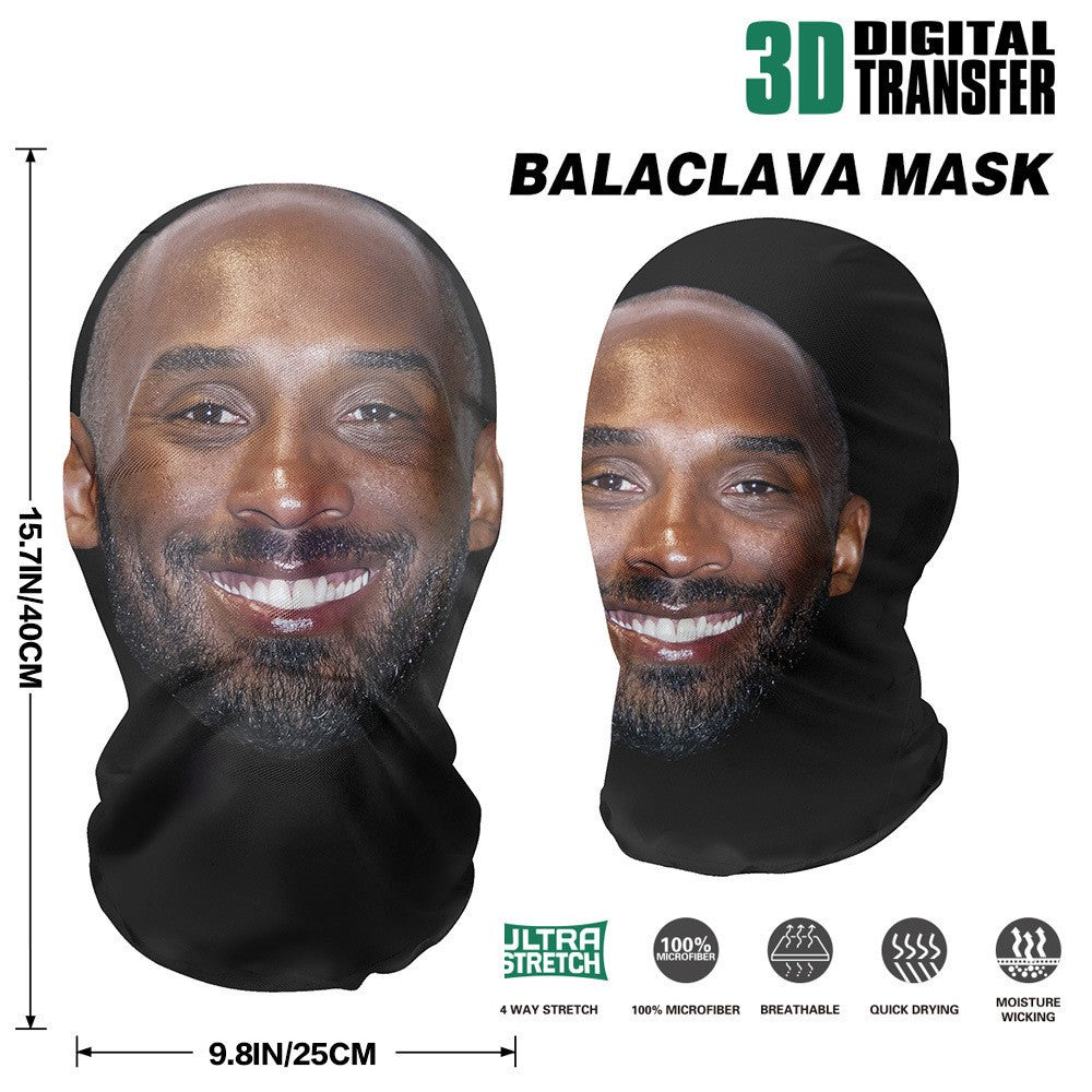 Full Face Mask Celebrity Ball-game Star Face Mask Simulation kanye Shiesty Mesh Mask For Men Party Supplies Cosplay Props NoveL