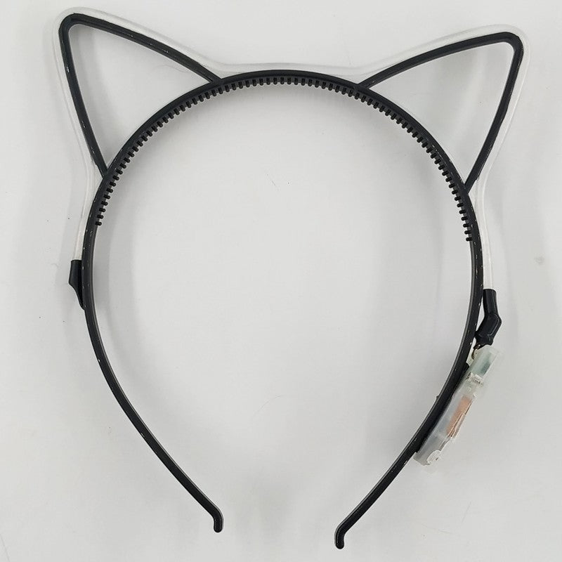 Luminous Cat Ears LED Hair Band Kawaii Accessories Cosplay Supplies Glowing Colorful Headband For Birthday Christmas