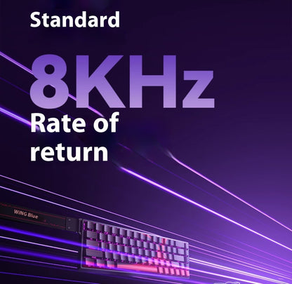 Teclado mecânico AULA WIN60 WIN68 HE MAX switch magnético 8k de polling rate RGB zona morta 0 teclado de jogos personalizável para e-sports