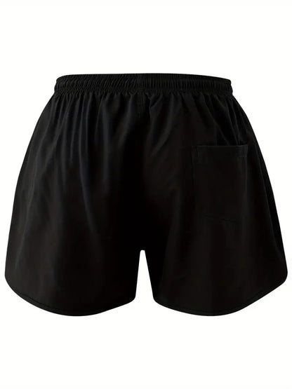 Men's Breathable Sexy Swimsuit Low Waist Casual Beach Shorts Drawstring Boxer Briefs Surfing Volleyball Summer S-3XL