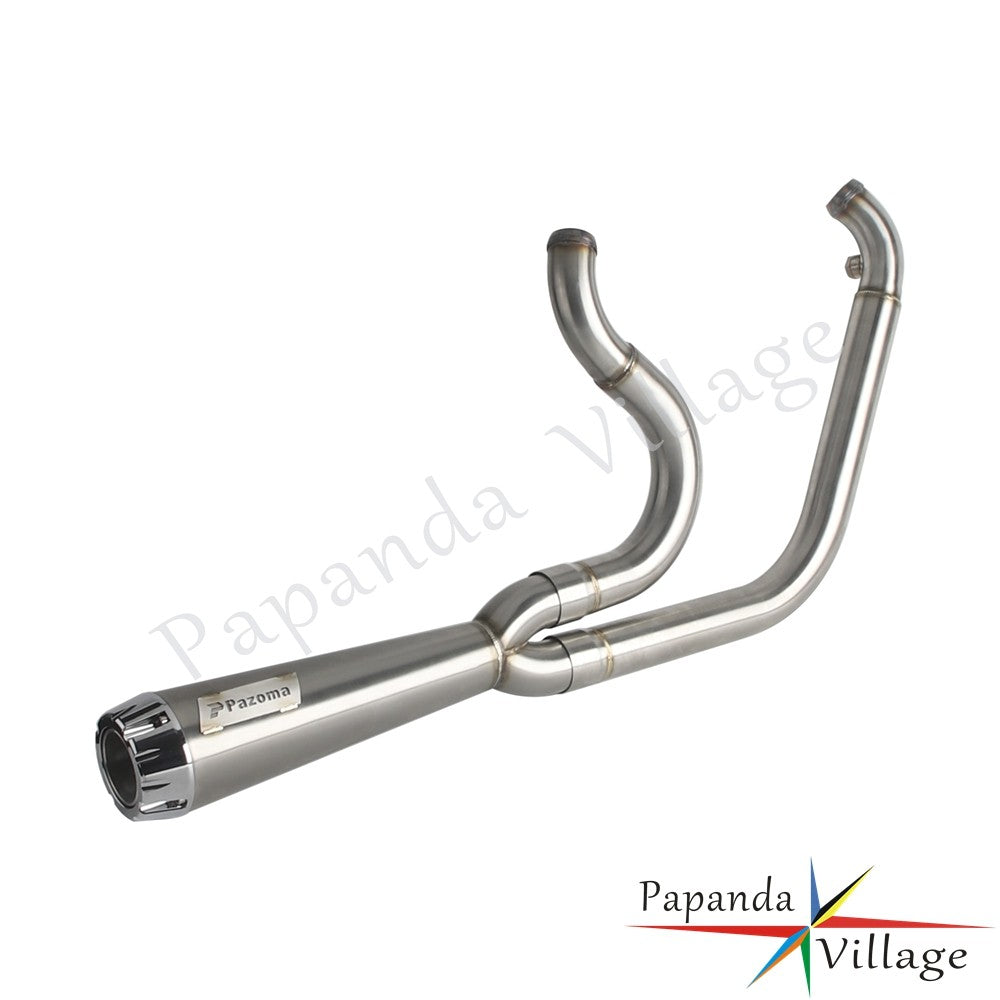 Motorcycle Full Exhaust Pipe Exhausts System Mufflers For Harley Dyna Wide Super Glide Fat Street Bob Low Rider FXDF 2006-2017