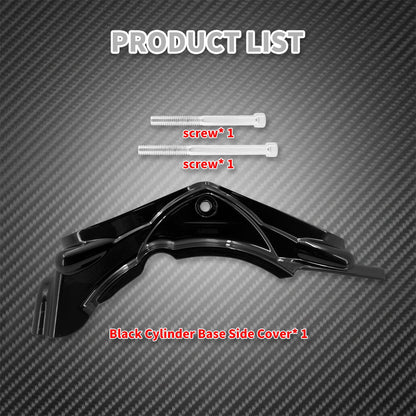 Tampa Lateral da Base do Cilindro da Motocicleta Carenagem Para Harley Touring Road King FLHR Electra Street Glide FLTRX FHLX 2007-2016