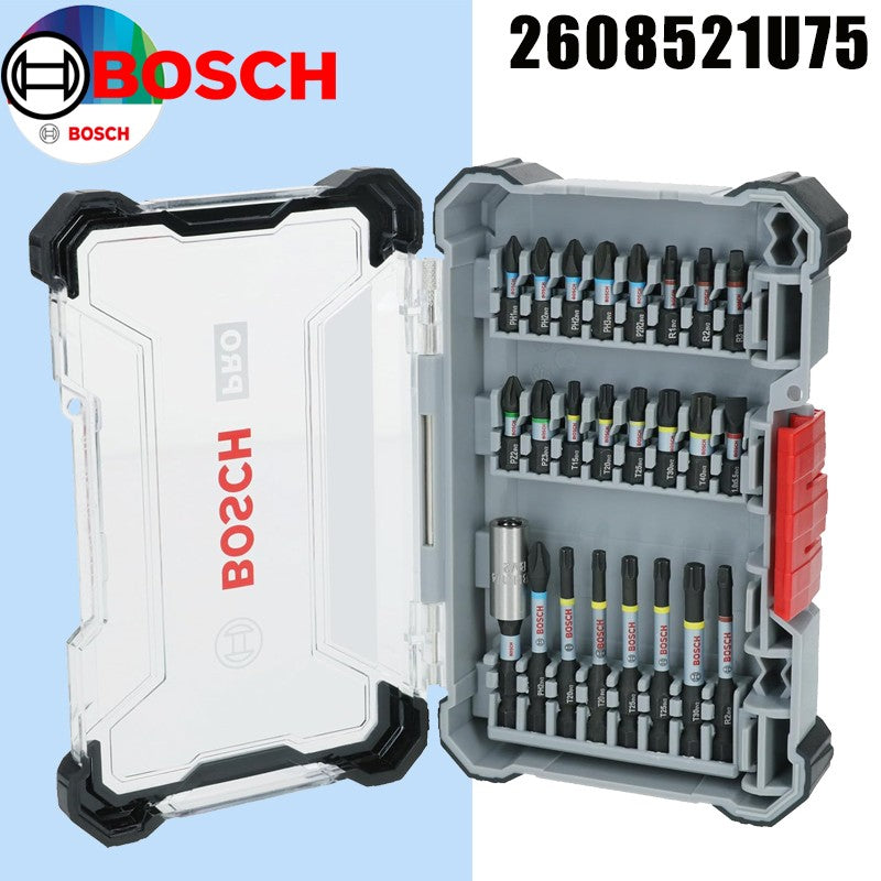 BOSCH 2608521U75 Jogo de Pontas de Parafusadeira Pro Impact para Acessórios de Ferramentas Elétricas Robustas Extra Duras de 50x 24 peças