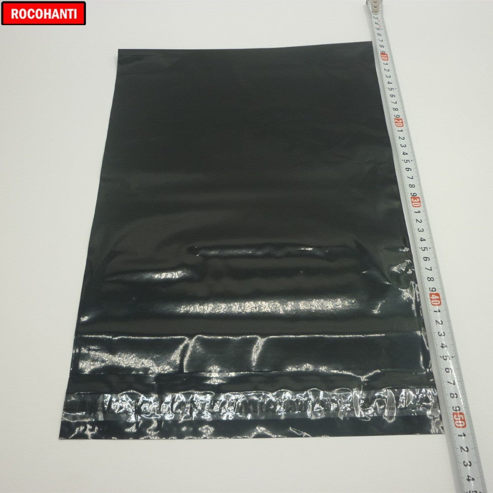 100pcs Custom Printed Matte Finish Black Shipping Bags With Logo Plastic Mail Poly Mailers Gift Package Mailing Bags for Clothes