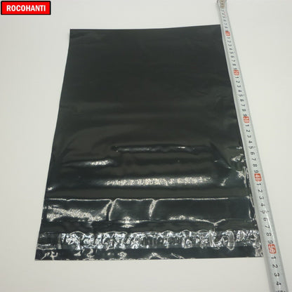100pcs Custom Printed Matte Finish Black Shipping Bags With Logo Plastic Mail Poly Mailers Gift Package Mailing Bags for Clothes