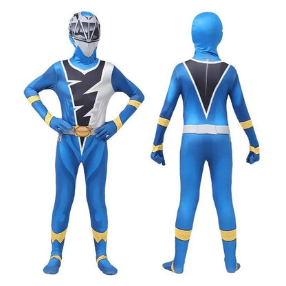 Anime Cosplay Kids Ranger Knight Dragon Team Cosplay Costume Jumpsuit Halloween Party Cosplay Halloween Carnival Suit