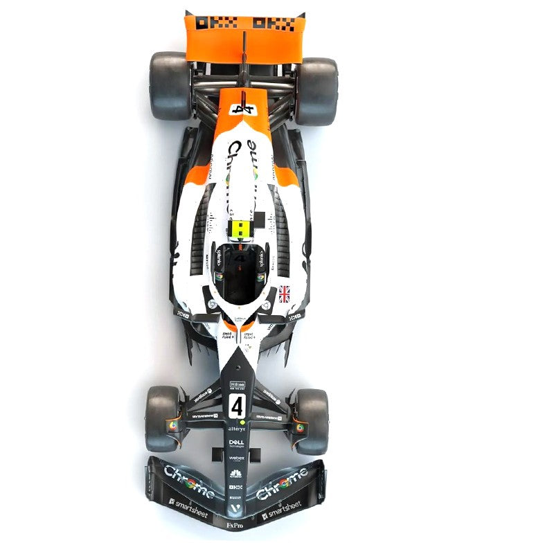 2025 MCL39 Bburago 1:43 Mclaren Mcl38 Monaco MI Grande Prêmio F1 Liga Miniatura Modelo Diecast #4 #81 Lando Norris ?Miniatura de Carro de Brinquedo