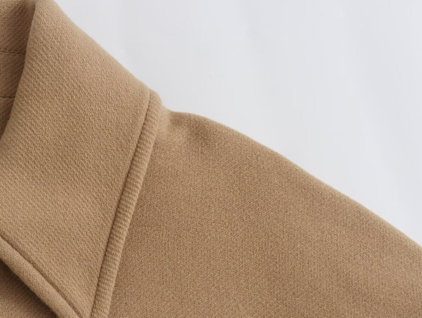 Women's Oblique Button Loose Batwing Sleeve Jacket Coat Lapel Double Pocket Warm Solid Vintage Outerwear Fall Winter Coat