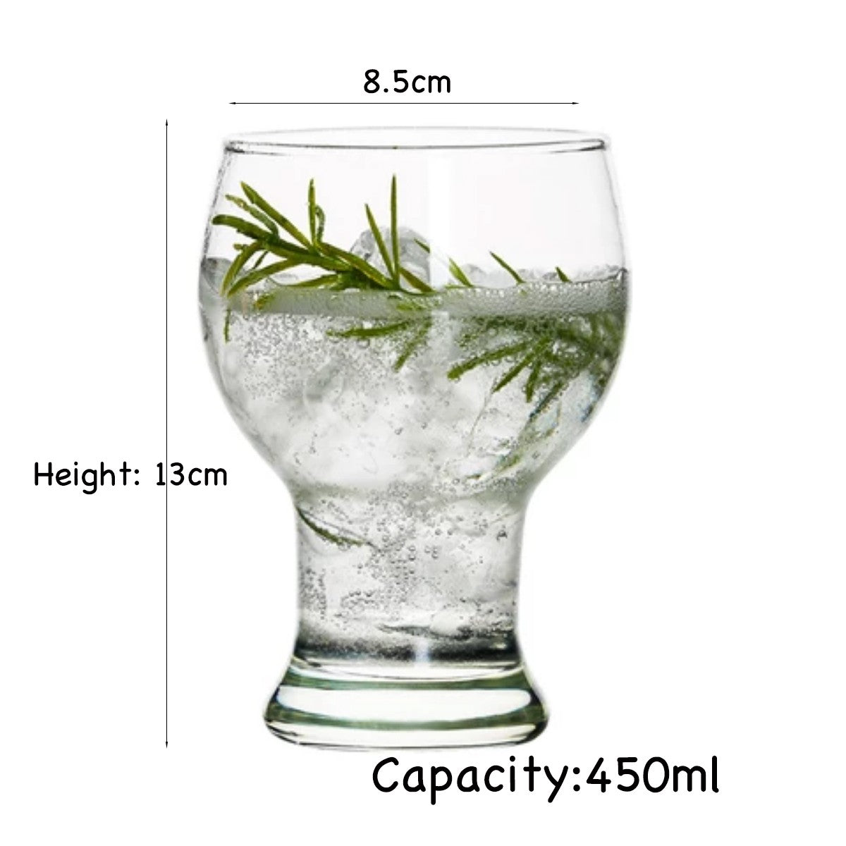 Copo Alto Criativo de Vidro Cristal Sem Chumbo Copo Collins para Bar para Água, Suco, Cerveja e Coquetel