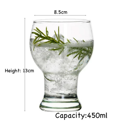 Copo Alto Criativo de Vidro Cristal Sem Chumbo Copo Collins para Bar para Água, Suco, Cerveja e Coquetel