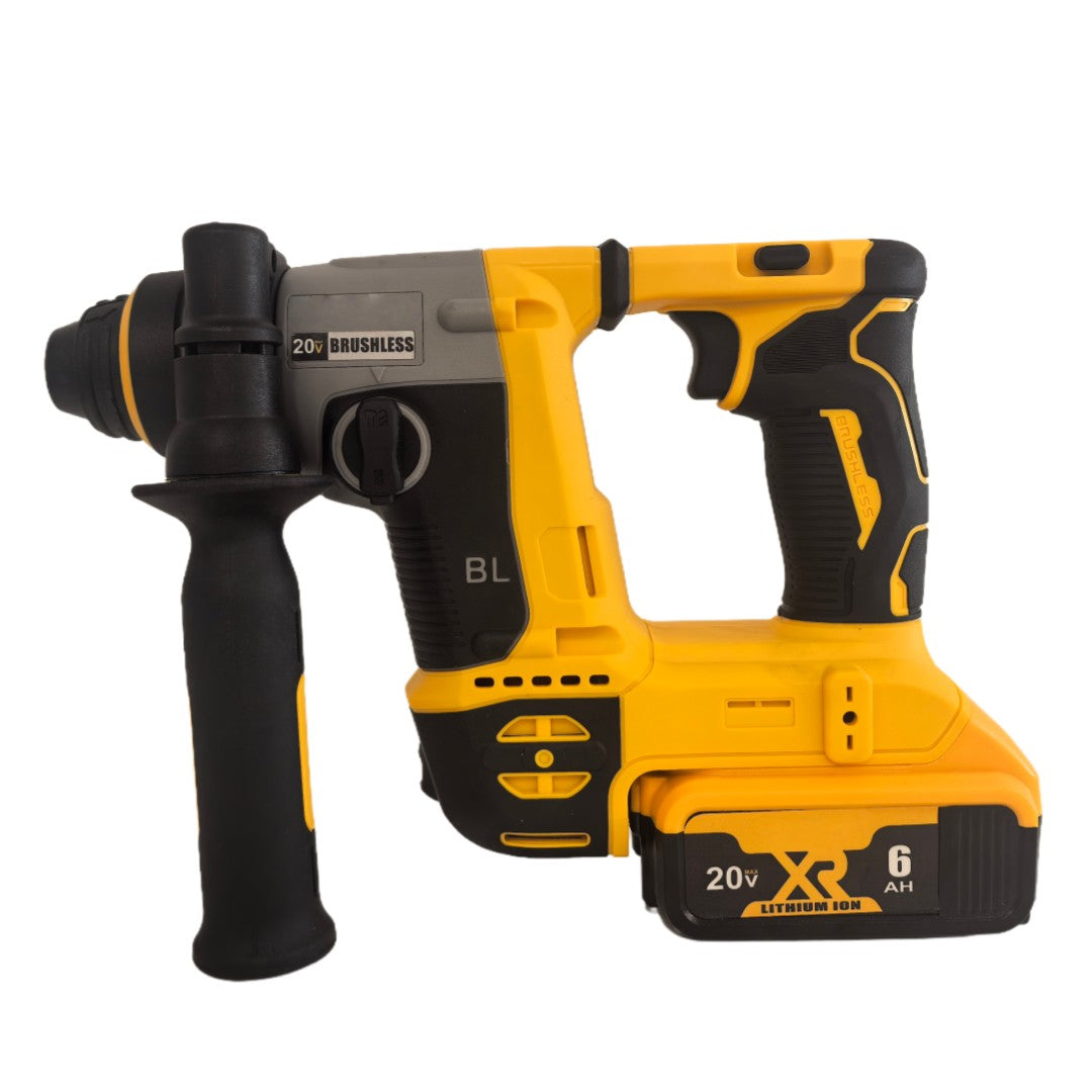 Para Furadeira de Impacto Rotativa sem Escova DeWALT 20V a Bateria, sem Fio, 2 Modos, SDS, para Metal e Concreto, Ferramenta Martelete Perfurador