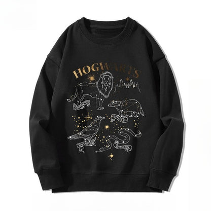 Autumn and Winter Hot Selling New Harry Potter Slytherin Gryffindor Round Neck Hoodie for Men and Women Versatile Casual Clothes