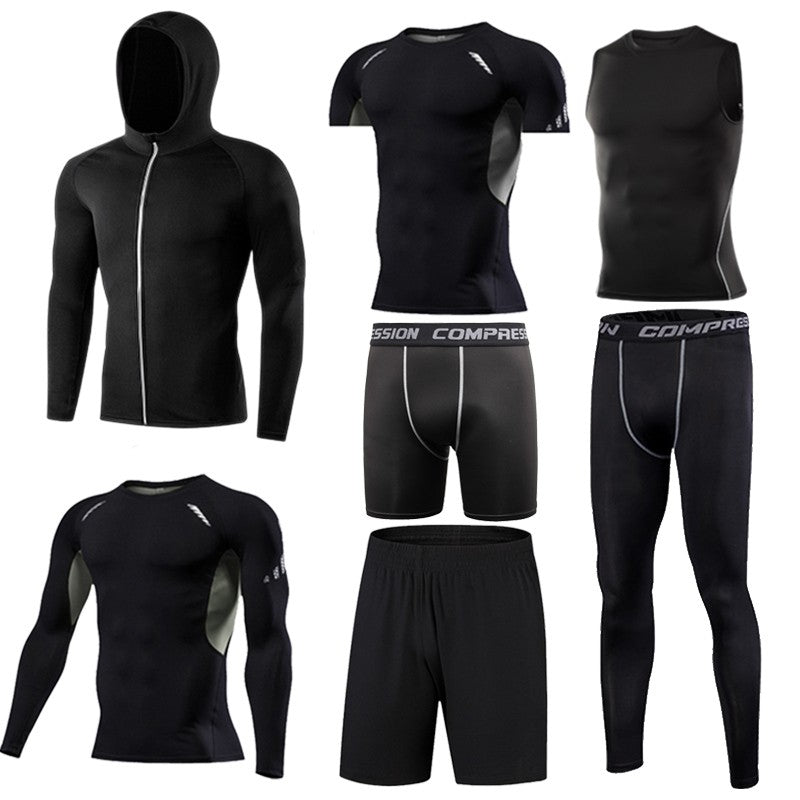 Men's Running Compression Tshirts Quick Dry Soccer Jersey Fitness Tight Sportswear Gym Sport Short Sleeve Shirt Breathable