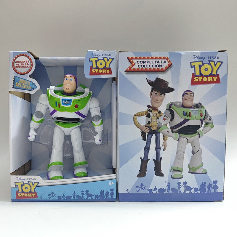 Woody Buzz Lightyear Fofos Bonecos de Ação Pixar Toy Story Anime Desenho Animado Modelo Coleção de Bonecas Presente de Natal para Crianças