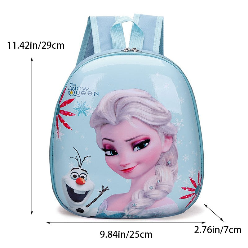 Nova Mochila Infantil Disney Bolsa Casca Dura Elsa Mochila Escolar Para Meninas Grande Capacidade Volta às Aulas
