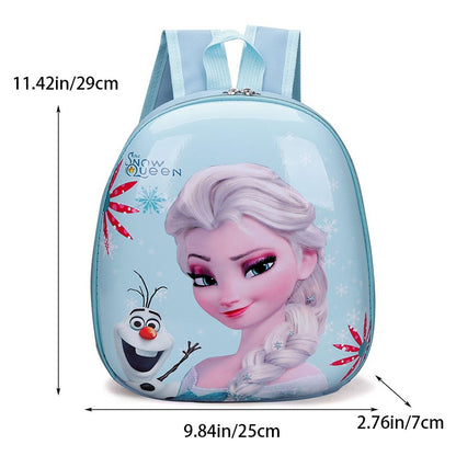 Nova Mochila Infantil Disney Bolsa Casca Dura Elsa Mochila Escolar Para Meninas Grande Capacidade Volta às Aulas