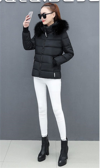 Women's Winter Parka Coat 2025 Korean Version Loose Lady Cotton Padded Outerwear Temperament Casual Ladies Down Cotton Jacket