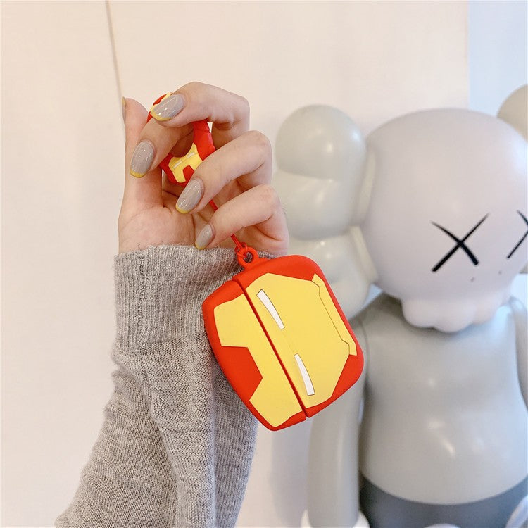 Capa Batman para Airpods Pro 2, Capa de Silicone à Prova de Choque 3D Desenho Animado para Airpods 4 3 2 1 Capa Protetora Funda Meninos Crianças