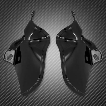 Defletor de Calor do Escudo da Sela ABS para Motocicleta Preto Brilhante para Harley Softail Fat Boy Breakout Slim Street Bob 2018-2022