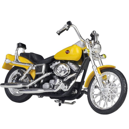 Maisto 1:18 Harley 2001 FXDWG Dyna Wide Glide Moto de Metal Diecast Modelo de Brinquedo Coleção Mini Moto Presente