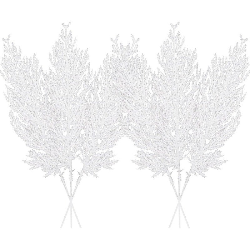 5Pcs Christmas Decoration Artificial Pine Leaves Branches Xmas Tree Pendent for Home Decor New Year Navidad DIY Garland Ornament