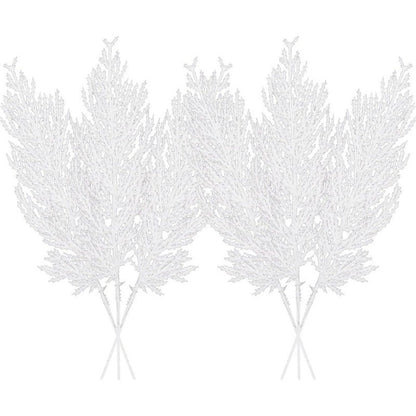 5Pcs Christmas Decoration Artificial Pine Leaves Branches Xmas Tree Pendent for Home Decor New Year Navidad DIY Garland Ornament