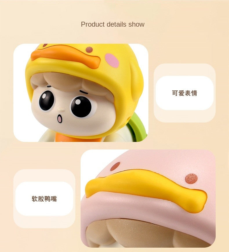 1PC Crawling Doll Baby Toy with Music, Aged 0-1, Learning Crawling Guidance and Head Up Training