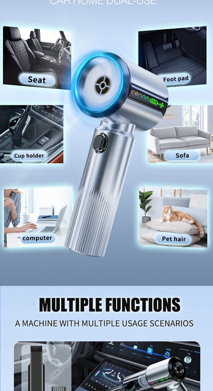 CENRR New Battery Level Display Car Vacuum Cleaner 7500mAh Home Man Christmas Gift Powerful Portable HandHeld Car Cleaner