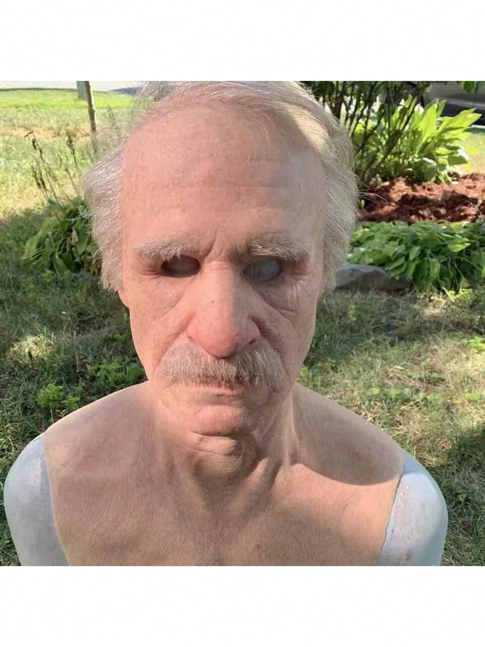 Realistic Bald Old Man Mask Breaking Bad Walter White Mask Heisenberg Latex Mask Adult Cosplay Party Masquerade Props