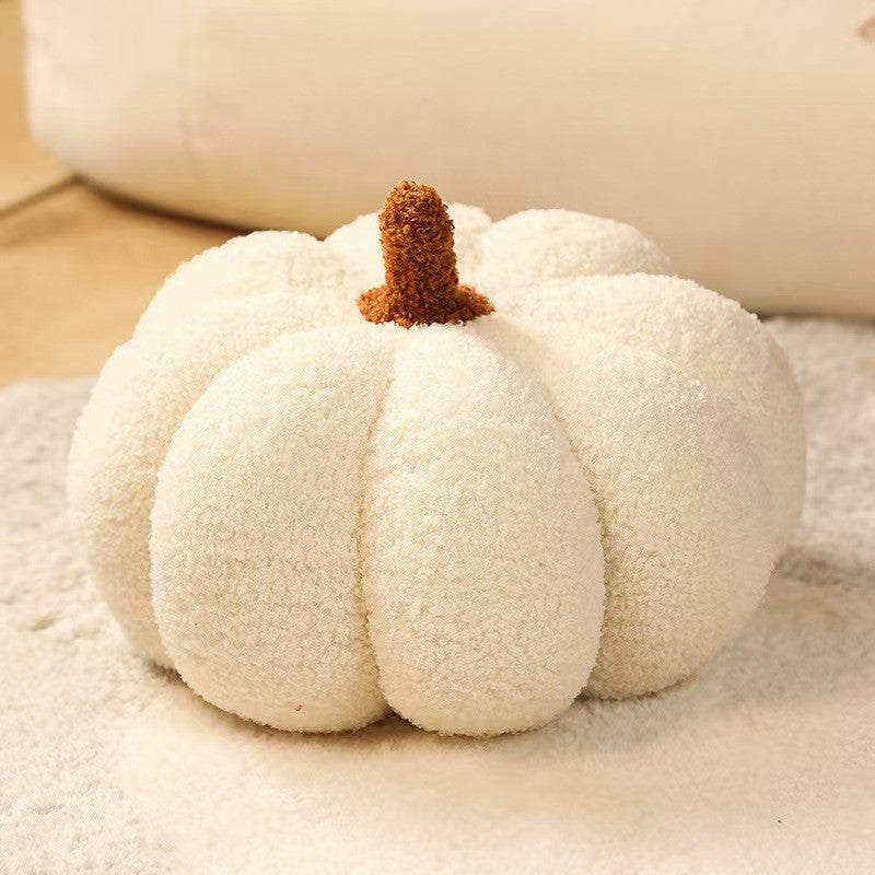 3D Fluffy Pumpkin Plush Pillow,for Halloween Home Decor, Birthday Party Favors & Cozy Home Accents, Pumpkin Decorations