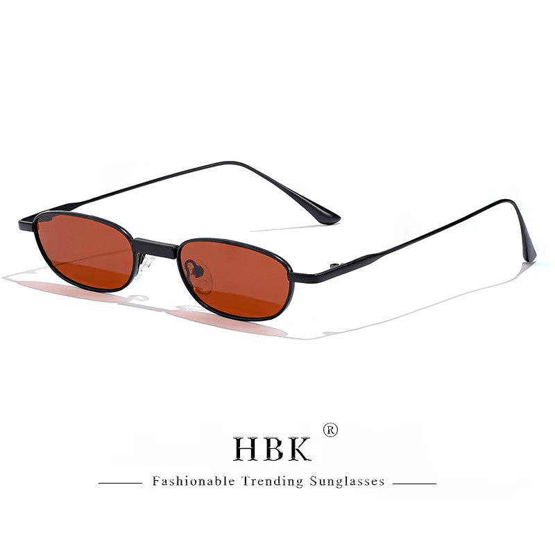 Óculos de Sol HBK New Retrô Polarizados Masculino Armação Pequena Lentes Tac Óculos de Sol Punk Feminino Pesca Óculos de Festa ao Ar Livre