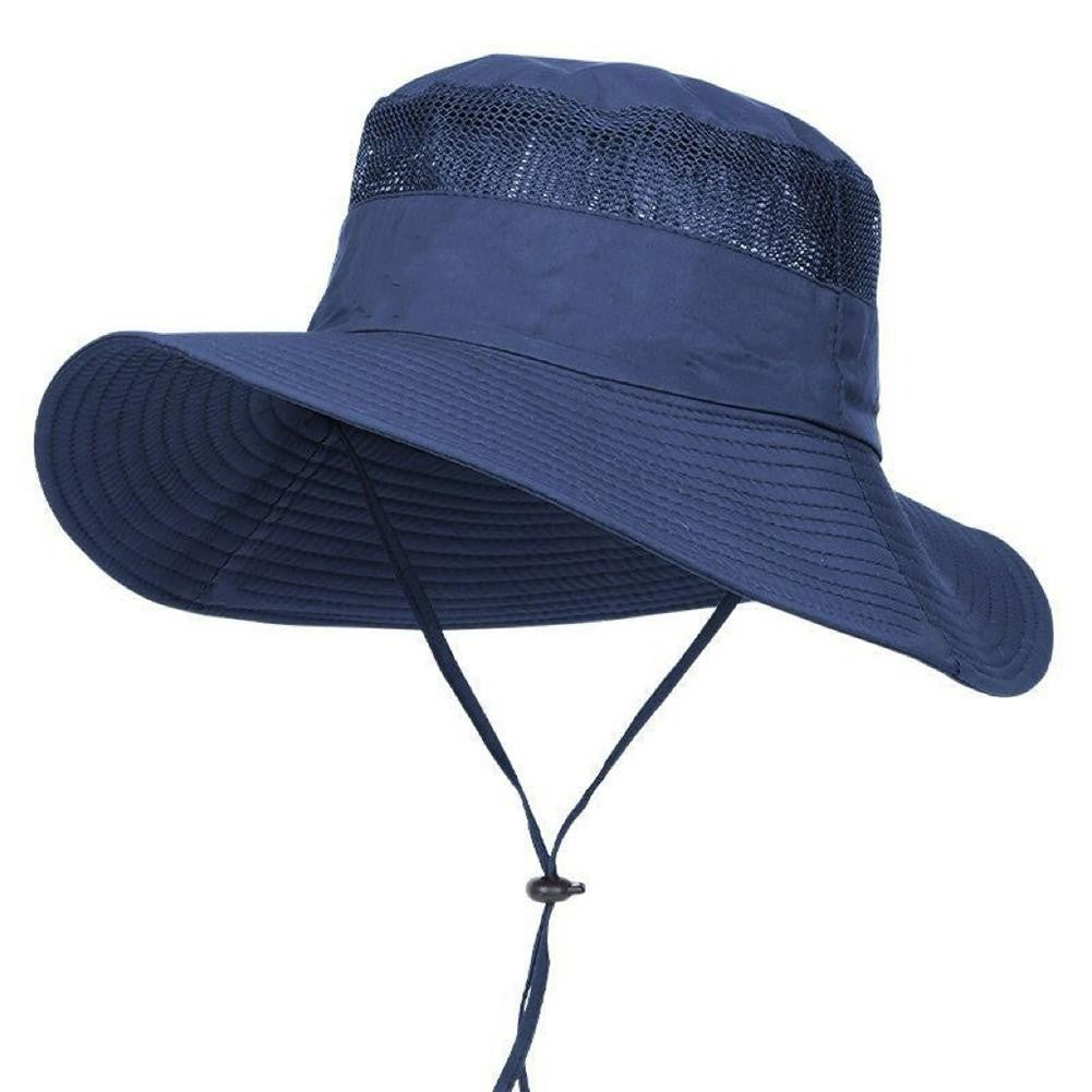 UV-proof Big Eaves Hat Summer Sunshade Fisherman Sunscreen Outdoor fishing Waterproof Quick drying Breathable Umbrella Cap Men