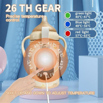 Baby Bottle Warmer Compact Designs Travel Friendly Baby Milk Warmer USB Baby Bottle Heater with Adjustable Temperature L8RB