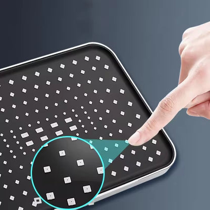 New 30cm Large Size High Pressure Overhead Rain Shower Head Large Flow Booster Rain Shower Head 360° Rotation Water Saving