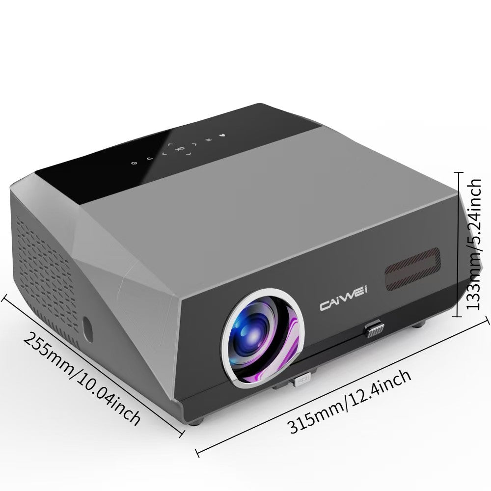 Projetor de home theater 4K 3500 ANSI foco automático Full HD Wi-Fi duplo 2.4+5G Android TV HDR projetor de vídeo filmes projetor diurno