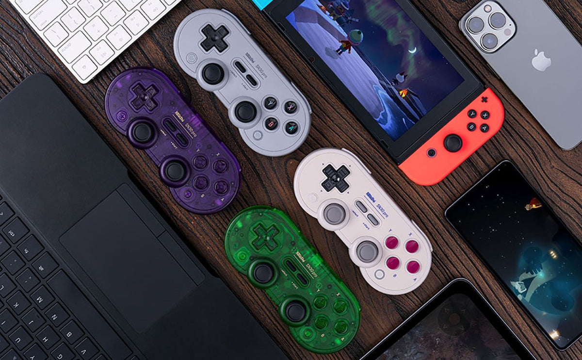8Bitdo SN30 Pro Bluetooth Gamepad Controller With Hall Effect Joystick For Nintend Switch 2MacOS Android PC SteamoS Raspberry Pi