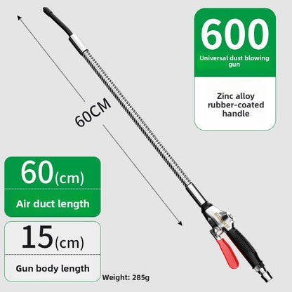 Pistola de Sopro de Ar Universal de Liga, Pistola de Água de Lavagem de Carro com Ferramentas Pneumáticas de Alto Volume Potente, Remoção de Pó de Compressor de Ar
