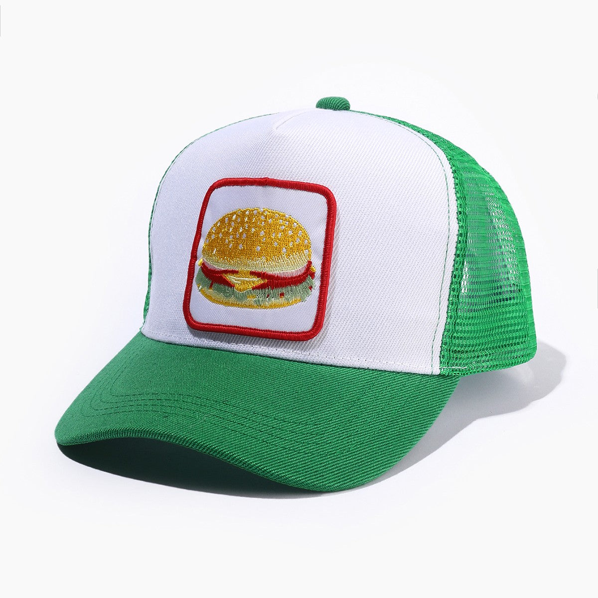 Trucker Caps Men Women Baseball Cap With Cartoon Hamburg Embroidery Patch Snapback Drake Bones Cotton Casual Mesh Dad Sun Hats