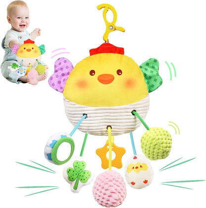 Car Seat Toys Newborn Toys Stroller Toy Baby Toys Carseat Toy for Infants for Carseat Stroller Crib with Music Rattles Teether