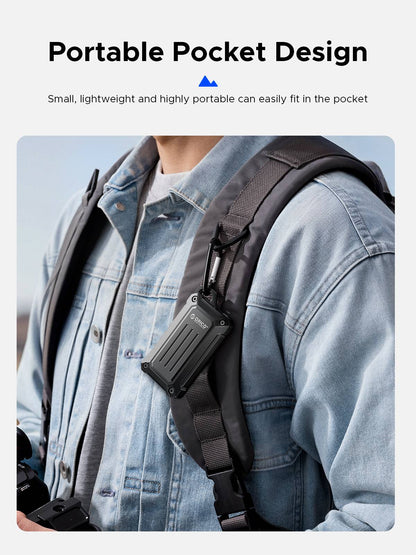 ORICO Portable SSD Up to 2000 MB/s USB 3.2 Gen 2 x 2 External Solid State Drive Water and Dust Resistance for Outdoors Zinc Allo