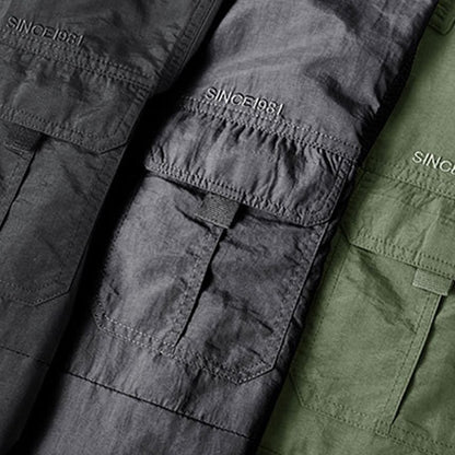 Spring Cargo Shirt For Men Long Sleeve Social Dress Shirt Top Casual Formal Shirt Blouses Oversized Tactical Shirt Man Clothes