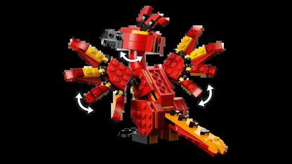 LEGO Harry Potter 76448 Fawkes, a Fênix de Dumbledore, Brinquedo de Blocos de Construção para Crianças