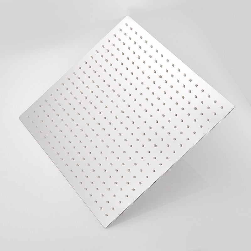 High Pressure Waterfall Stainless Steel Shower Head High Flow 8" 10" 12" Square Pressure Boosting Design Spa Bathroom Showerhead