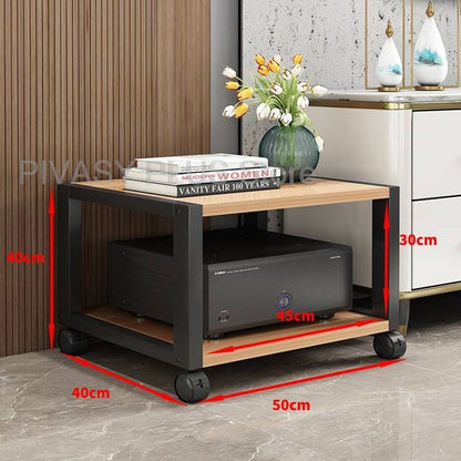 Rack Amplificador de Relevo 4 Cores, 3 Ajustes de Altura, Prateleira de Áudio, Suporte de Alto-Falante Grau E1 para Home Theater, Armazenamento de Amplificadores e Reprodutores