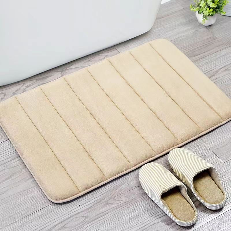 Super Absorbent Bathroom Floor Mat Anti Slip Bathroom Mat Soft Bath Mat Door Mat Floor Mat Bedroom Carpet Kitchen Carpet