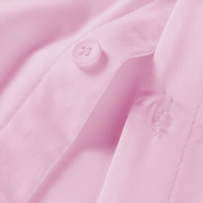 New Men's Business Casual Solid Color Short Sleeved Shirt for Summer Fashion No Ironing Comfortable and Versatile Top