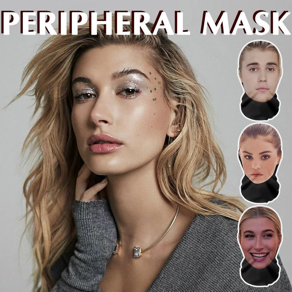 Realistic Face Mask 3D Printed Full Face Visual Mask Realistic Celebrity Performer Role-playing Props Costumes Face Mask