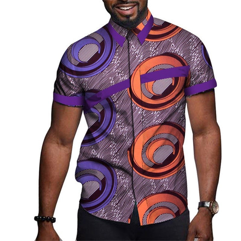 3d Print African Graphic Beach Shirts For Women Men Summer Short Sleeve Large Size Hawaiian Shirts Men's Blouses Cuba Camisa